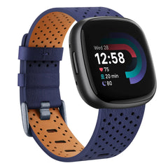 Leather Fitbit Band for Versa 3/4 and Sense 1/2 - 7 Color Options -