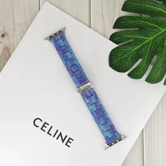 Aesthetic Resin Straps for Apple Watch Band - 9 Colors -