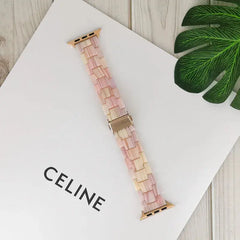 Aesthetic Resin Straps for Apple Watch Band - 9 Colors -