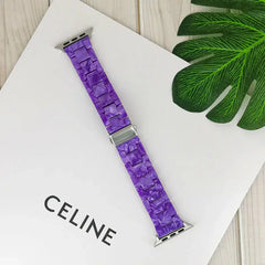 Aesthetic Resin Straps for Apple Watch Band - 9 Colors -