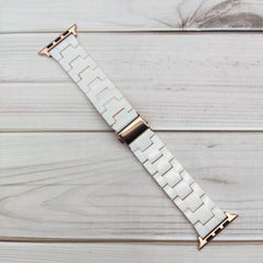 Aesthetic Resin Straps for Apple Watch Band - 9 Colors -