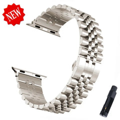 Alluring Premium Stainless Steel Strap for Apple Watch Band 38mm to 49mm - 26 Colors -