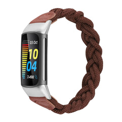Braided Nylon Watch Strap for Fitbit Charge 5 & 6 - 6 Color Options -