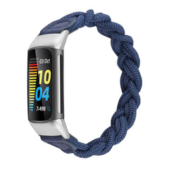 Braided Nylon Watch Strap for Fitbit Charge 5 & 6 - 6 Color Options -