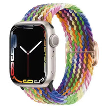 Load image into Gallery viewer, Braided Solo Loop For Nylon Fabric Apple Watch Bands - 43 color options 38mm - 49mm Axios Bands