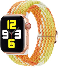 Braided Nylon Fabric Apple Watch Bands - 43 color options 38mm - 49mm -
