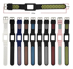 Breathable Silicone Fitbit Band & Case For Charge 3 & 4 - 10 color options -
