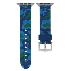 Camouflage Silicone Apple Watch Bands - 5 color options 38mm - 49mm -