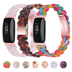 Ceramic / Resin Fitbit Band For Inspire, HR, and Inspire 2 -