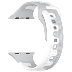 Double Color Silicone Apple Watch Bands - 9 Color Options 38mm - 49mm -