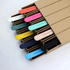 Durable Silicone Strap for Apple Watch Band 38mm to 49mm - 49 Colors -