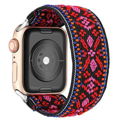 Elastic Nylon Fabric Apple Watch Bands - 13 color options 38mm - 49mm -