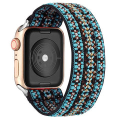 Elastic Nylon Fabric Apple Watch Bands - 13 color options 38mm - 49mm -