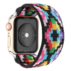 Elastic Nylon Fabric Apple Watch Bands - 13 color options 38mm - 49mm -