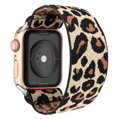 Elastic Nylon Fabric Apple Watch Bands - 13 color options 38mm - 49mm -