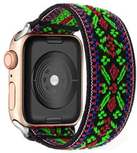 Load image into Gallery viewer, Elastic Nylon Fabric Apple Watch Bands - 13 color options 38mm - 49mm Axios Bands