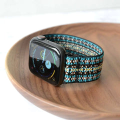 Elastic Nylon Fabric Apple Watch Bands - 13 color options 38mm - 49mm -