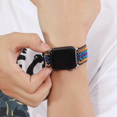 Elastic Nylon Fabric Apple Watch Bands - 13 color options 38mm - 49mm -