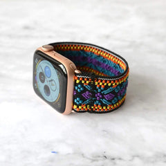 Elastic Nylon Fabric Apple Watch Bands - 13 color options 38mm - 49mm -