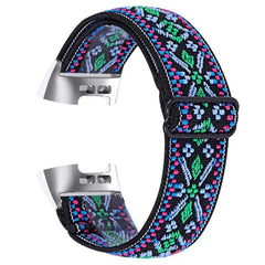 Elastic Nylon Fitbit Band For Charge 3 & 4 - twelve color options -