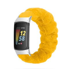 Elastic Scrunchie Fitbit Band For Charge 5 & 6 - 80 color options -