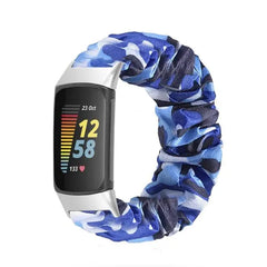 Elastic Scrunchie Fitbit Band For Charge 5 & 6 - 80 color options -