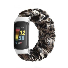 Elastic Scrunchie Fitbit Band For Charge 5 & 6 - 80 color options -