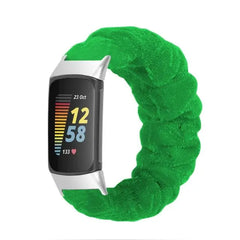 Elastic Scrunchie Fitbit Band For Charge 5 & 6 - 80 color options -