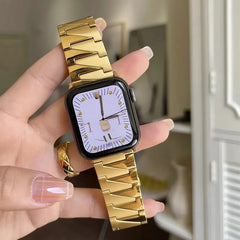 Elegant Bracelet Stainless Steel Strap for Apple Watch Band - 5 Colors -
