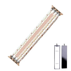 Elegant Women’s Luxury Jewelry Bracelet Strap for Apple Watch Band - 14 Colors -