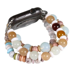 Fashion Beads Jewelry Bracelet Strap for Apple Watch Band - 36 Colors -