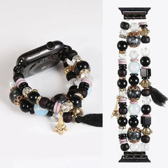 Fashion Beads Jewelry Bracelet Strap for Apple Watch Band - 36 Colors -