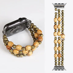 Fashion Beads Jewelry Bracelet Strap for Apple Watch Band - 36 Colors -