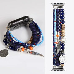 Fashion Beads Jewelry Bracelet Strap for Apple Watch Band - 36 Colors -