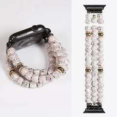 Fashion Beads Jewelry Bracelet Strap for Apple Watch Band - 36 Colors -