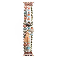 Fashion Beads Jewelry Bracelet Strap for Apple Watch Band - 36 Colors -