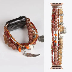 Fashion Beads Jewelry Bracelet Strap for Apple Watch Band - 36 Colors -