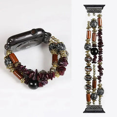 Fashion Beads Jewelry Bracelet Strap for Apple Watch Band - 36 Colors -