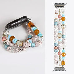 Fashion Beads Jewelry Bracelet Strap for Apple Watch Band - 36 Colors -