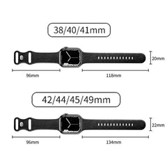 Flower Silicone Apple Watch Bands - 24 color options 38mm - 49mm -