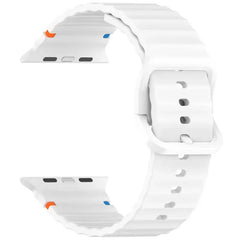 Glass Case + Silicone Sport Strap for Apple Watch Band 38mm to 46mm - 12 Colors -
