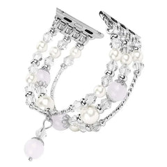 Glitter Zinc Alloy Apple Watch Band - 5 Color Options 38mm - 49mm -