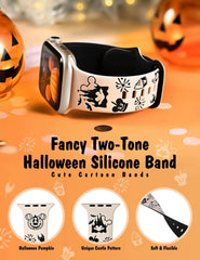 Halloween Two Tone Apple Watch Bands - 7 Color Options 38 - 49mm -
