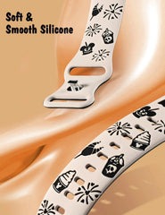 Halloween Two Tone Apple Watch Bands - 7 Color Options 38 - 49mm -