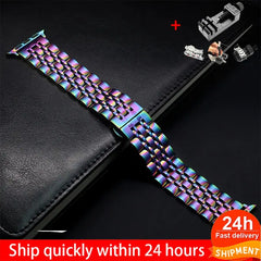Immaculate Stainless Steel Strap for Apple Watch Band 38mm to 49mm - 18 Colors -