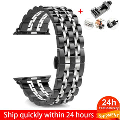 Immaculate Stainless Steel Strap for Apple Watch Band 38mm to 49mm - 18 Colors -