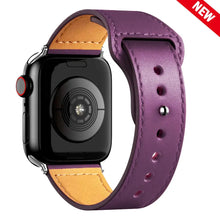 Load image into Gallery viewer, Leather Apple Watch Bands - 49 Color Options 38mm - 49mm Axios Bands