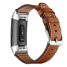 Load image into Gallery viewer, Leather Fitbit Band For Charge 3 &amp; 4 - 4 color options Axios Bands
