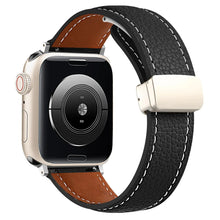 Load image into Gallery viewer, Leather Magnetic Buckle Strap for Apple Watch - 8 color options 38mm - 49mm Axios Bands