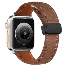 Load image into Gallery viewer, Leather Magnetic Buckle Strap for Apple Watch - 8 color options 38mm - 49mm Axios Bands